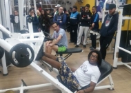 Aula Prática da turma de Educação Física em Academias