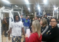 Aula Prática da turma de Educação Física em Academias