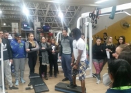 Aula Prática da turma de Educação Física em Academias