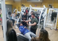 Aula Prática da turma de Educação Física em Academias