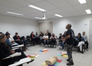 AULÃO DE PRIMEIROS SOCORROS PARA A TURMA DE RADIOLOGIA