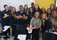 ENADE 2025 - POLO GUAÍBA recebendo a visita das Coordenadoras Uniasselvi