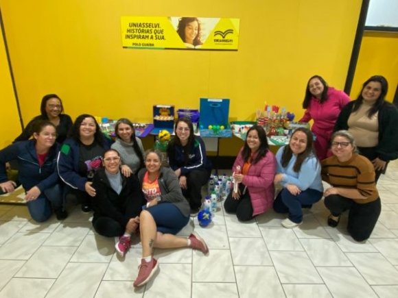 Projeto de Extensão com materiais recicláveis - Polo Guaíba