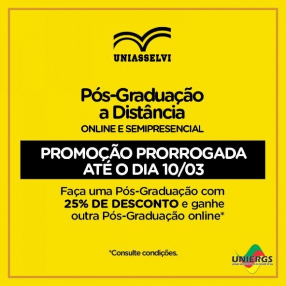 Promoção Prorrogada!